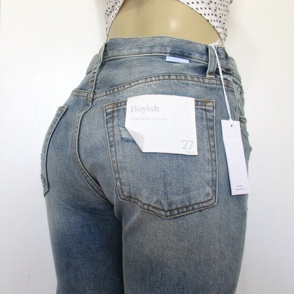 New BOYISH Jeans Size 27 Billy High Rise Skinny in Some Like it Hot - Picture 1 of 14